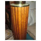 Wood column style freestanding floo...