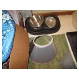 Lot of pet beds, folding dog crate,...