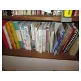Variety of cookbooks and materials...