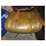 Metal frame Pleather added foot res...