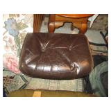 Metal frame Pleather added foot res...