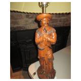 Wood Pioneer carved State style lam...