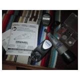 Cordless Dremel with items shown...