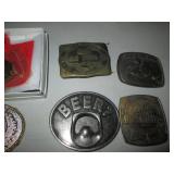 Solid metal Advertisement Belt buck...