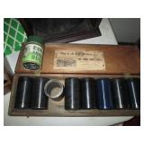Vintage Edison Standard Phonograph with cylinder records