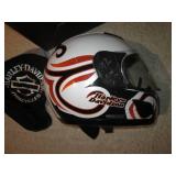 Harley Davidson motorcycle helmet w...