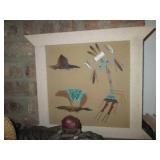 Native American themed statue figur...