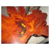 Thick cut & epoxy wood slab coffee ...