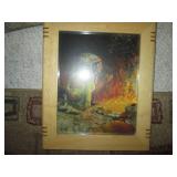 Native American ritual framed wall ...