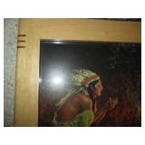 Native American ritual framed wall ...