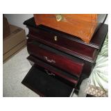 Stack of assorted style carved wood...