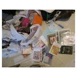 Sewing patterns, stencils, material...