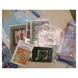Sewing patterns, stencils, material...