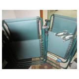 Pair of metal framed Zero gravity f...