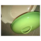 LeCreuset Large Stoneware casserole...