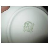 Vintage China dish, milk glass serv...