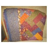 Hand made fall themed quilt...