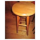 Pair of solid wood counter Height s...