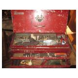Vintage metal Snap-On tool box with...