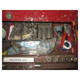 Vintage metal Snap-On tool box with...