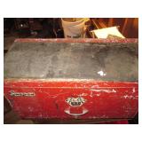 Vintage metal Snap-On tool box with...