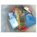 Construction tool belts, buckets an...