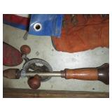Vintage wool open top tool box, woo...