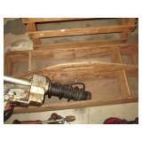 Vintage wool open top tool box, woo...