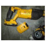 Cordless 20v Dewalt sawzall and ele...