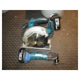 18v Cordless Makita circular saw an...