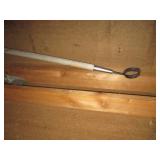 Vintage shovels, edger, slap nailer...