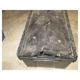 Vintage metal SportsMaster cooler, ...