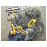 Variety of climbing gear and other ...