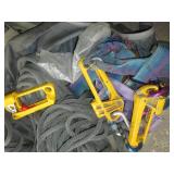 Variety of climbing gear and other ...