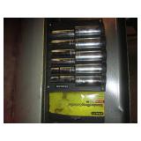 Vintage metal Homak toolbox with 1/...