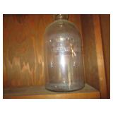 Antique hand torch, level and glass...
