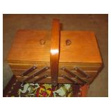 vintage sewers box AMF Wood cabinet...