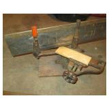Vintage Miter boox saw and wood lev...