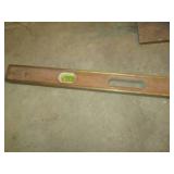Vintage Miter boox saw and wood lev...