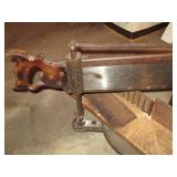 Vintage Miter box saw and accessori...