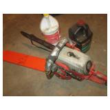Vintage Jonsrud chainsaw with blade...