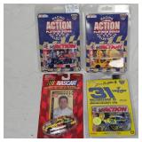 1:64 Nascar Die Cast, 4 Cars