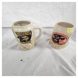 Pair of Beer Steins, Jeff Gordon and Vikings