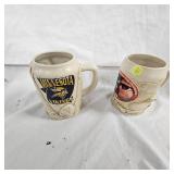 Pair of Beer Steins, Jeff Gordon and Vikings