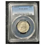 1932-S US WASHINGTON QUARTER PCGS AU53