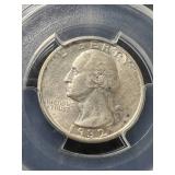 1932-S US WASHINGTON QUARTER PCGS AU53