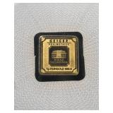 1 GRAM .999 FINE GOLD GEIGER BAR IN CASE