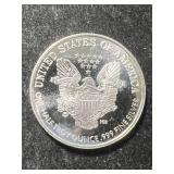 HALF TROY OZ .999 FINE SILVER AMERICAN EAGLE ROUND