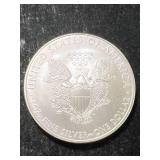 2008 AMERICAN SILVER EAGLE 1 TROY OZ .999 FINE SILVER