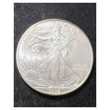 2009 AMERICAN SILVER EAGLE 1 TROY OZ .999 FINE SILVER